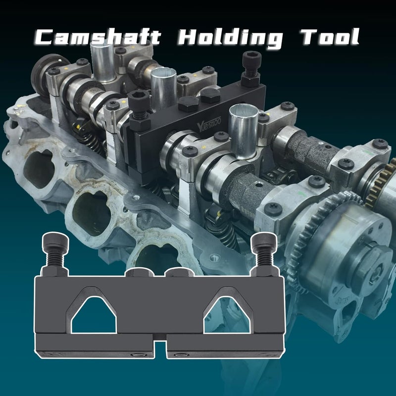 Yuesstloo Camshaft Phaser Timing Chain Tool, Camshaft Holding Tool Crankshaft Pulley Wrench Compatible with VW Chrysler Dodge 3.6L Pentastar Engine, Replace 10369 10200A 10202 10198A 2025200090 - Image 3